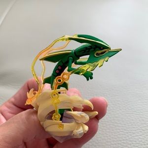 Nintendo 2015 Pokemon MEGA RAYQUAZA 3" PVC Figure Toy TCG